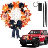 Lighted Halloween Car Wreath, 13