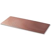 Range Kleen Heat-Resistant Countertop Protector Mat, Copper Color (8 x 20) | Metal surface with non-slip rubber backing for air fryers, toaster ovens, cookware and cooled RV cooktops.