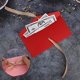 Yafe 12 Pcs Gift Envelopes Kraft Paper 22x11cm with Ribbons 6 Colors view 4