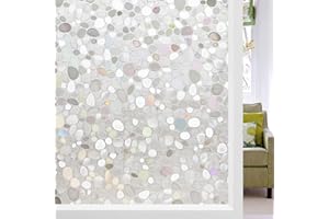 LEMON CLOUD Privacy Window Film Pellicule Pour Fenetre Window Coverings Stickers Frosted Glass White Static Cling Film for Ba
