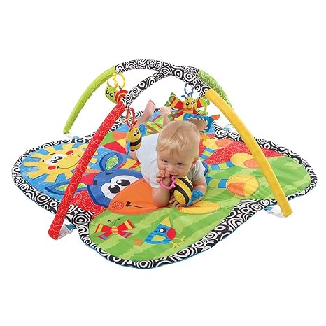 playgro clip clop activity gym with music