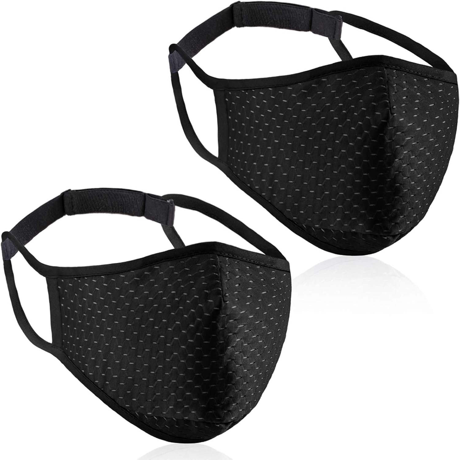 Tdwgmwe Adjustable Sport Face Mask for Custom Fit, Breathable Fabric, Reusable & Machine Washable, Multi-Layer Design Athletic Mask for Running Gym Exercise Workout : Sports & Outdoors