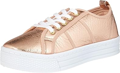 qupid rose gold sneakers
