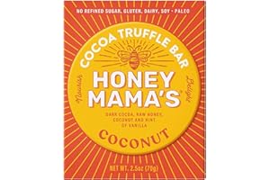 WESKEY HONEY MAMAS Coconut Fudge Cocoa Truffle Bar, 2.5 OZ