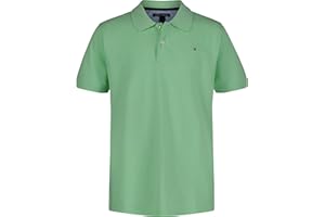 Tommy Hilfiger Boys' Short Sleeve Pique Ivy Polo Shirt, Button Closure, Soft & Comfortable