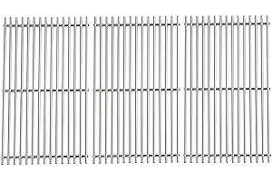 PETKAO Replacement Grill Parts for Weber Genesis 2 GS4 Grates 66089 66097, Weber Genesis II E-410, E-435, S-435, SE-410, Kitchen-aid 720-0856V 740-0781, Weber Genesis II LX 400 SER GBS S-435, Stainless Steel