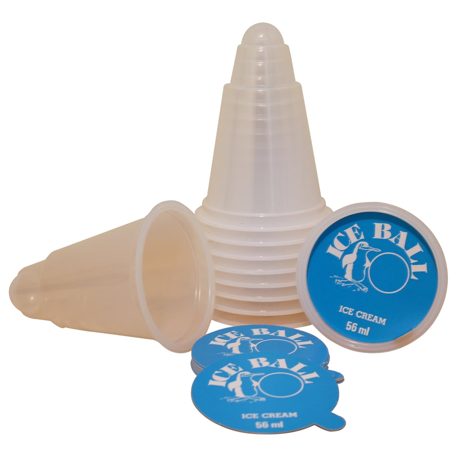 10x Traditional Retro Screwball Cones W Lids Amazon co uk Kitchen Home