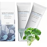 2 Pcs Centella Sunscreen, Light & Hydrating Centella SPF50 Water-Fit Sun Serum for All Skin Type and UV Defense.