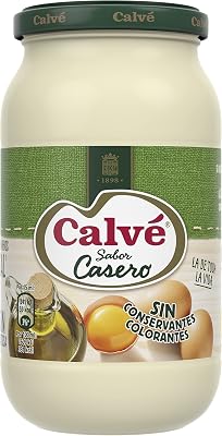 Frasco caseiro de maionese Calvé 430 ml