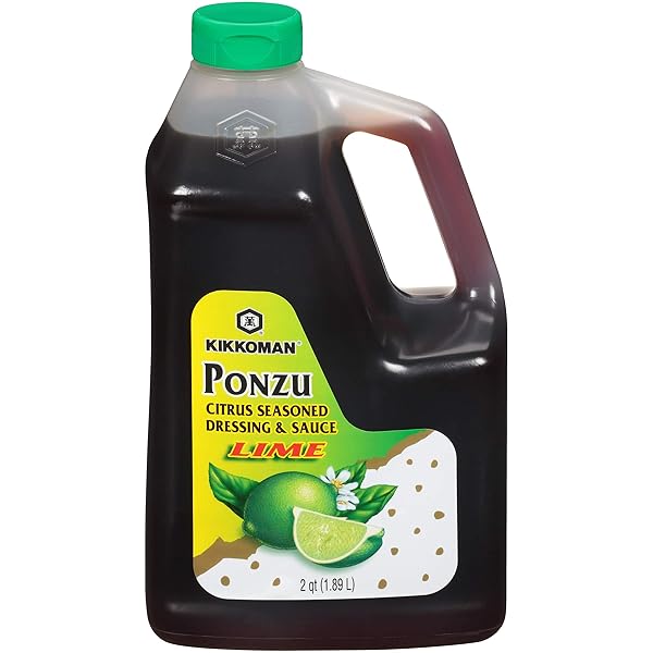 KIKKOMAN PONZU LIME PLASTIC FS BOTTLE, 64 FL OZ