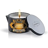 Kama Sutra Ignite Scented Candles, Skin Safe Massage Candle, Coconut Oil and Soy Based, Natural Moisturizing for Relaxation, 