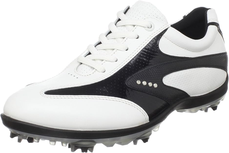 Merging fun styling with cleated performance, eMerge women's golf shoes provide great traction 