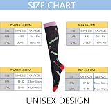 LEOSTEP 6 Pairs Compression Socks Men Women Travel Work Active view 2