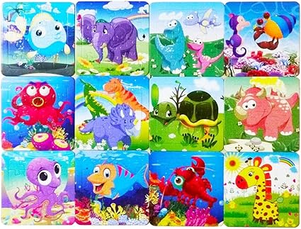 rompecabezas de 12 piezas para niños