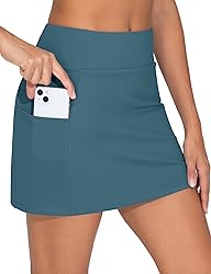 THE GYM PEOPLE Women's High Waisted Golf Skorts