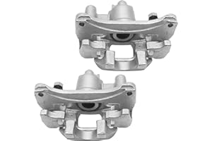 funire Rear Left and Rear Right 19-B2685B & 19-B2684B Brake Caliper Assembly with Bracket| Fits 2001 2002 2003 Toyota Highlander-Rear Brake Caliper