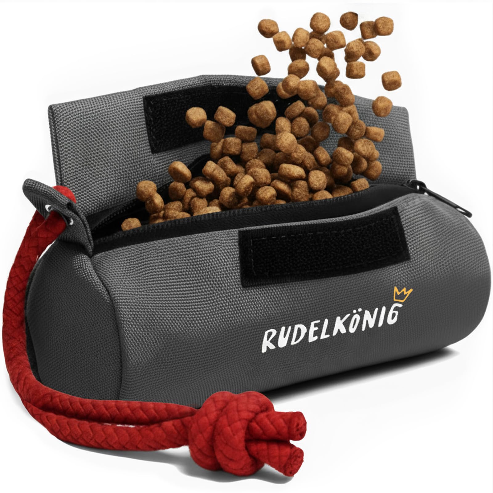 Rudelkönig Food bag for dogs - Retrieval training for dog dummy- Robust dog dummy food for treats