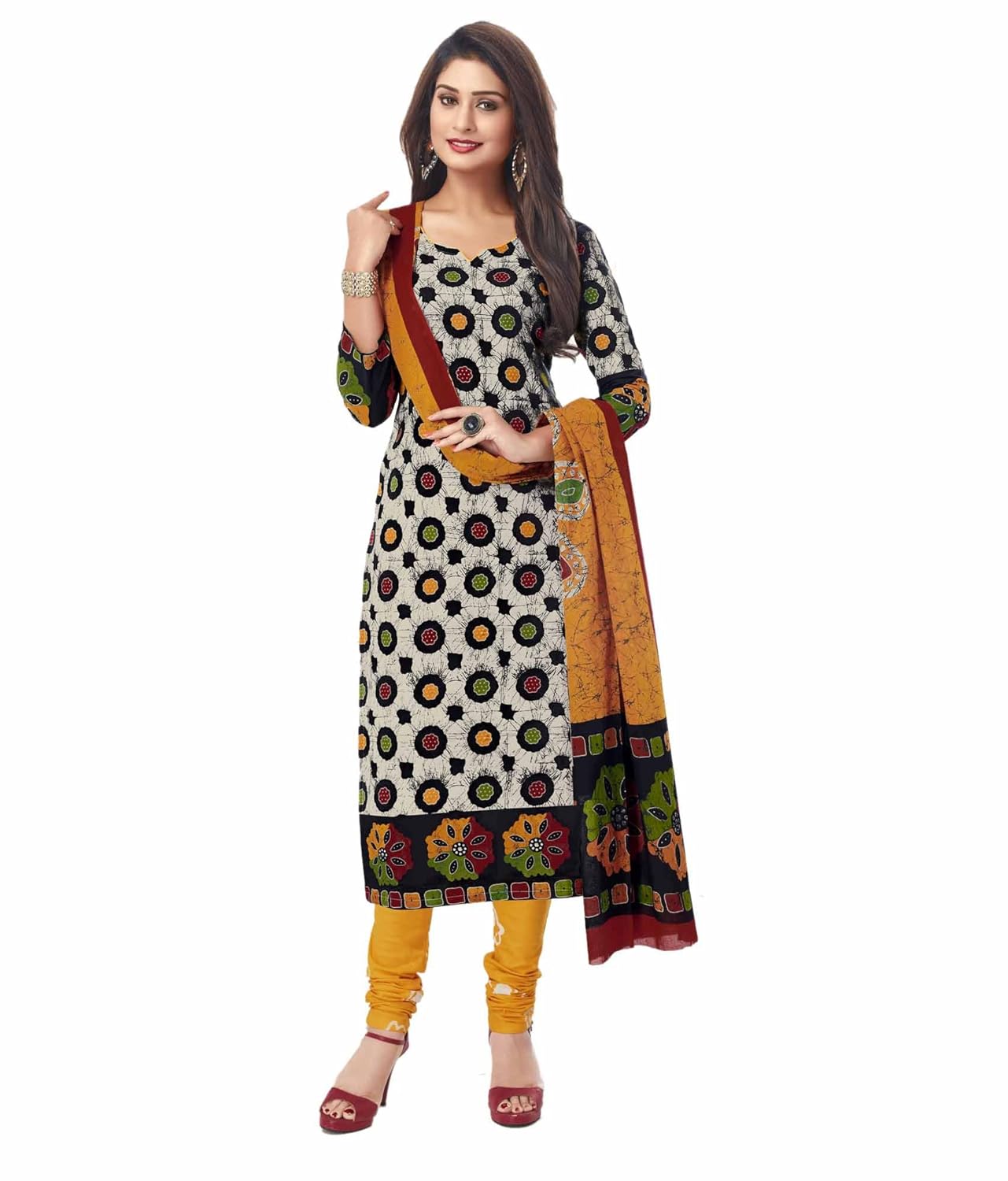miraan women's dress material (san7028_multicoloured_free size)