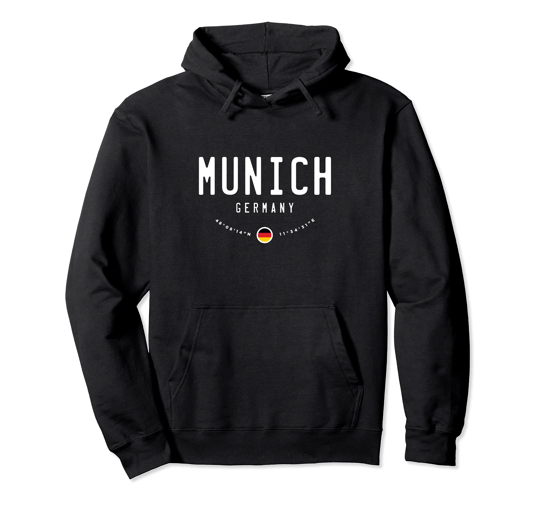 Munich Germany Flag Pullover Hoodie