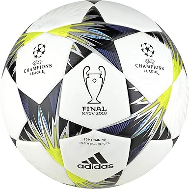 adidas Finale Kiev TT Balón, Hombre, (Blanco/Negro/Amasol/Azul), 5 ...