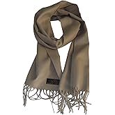 Annys Super Soft 100% Cashmere Scarf 12”x72” with Gift Bag (Camel)