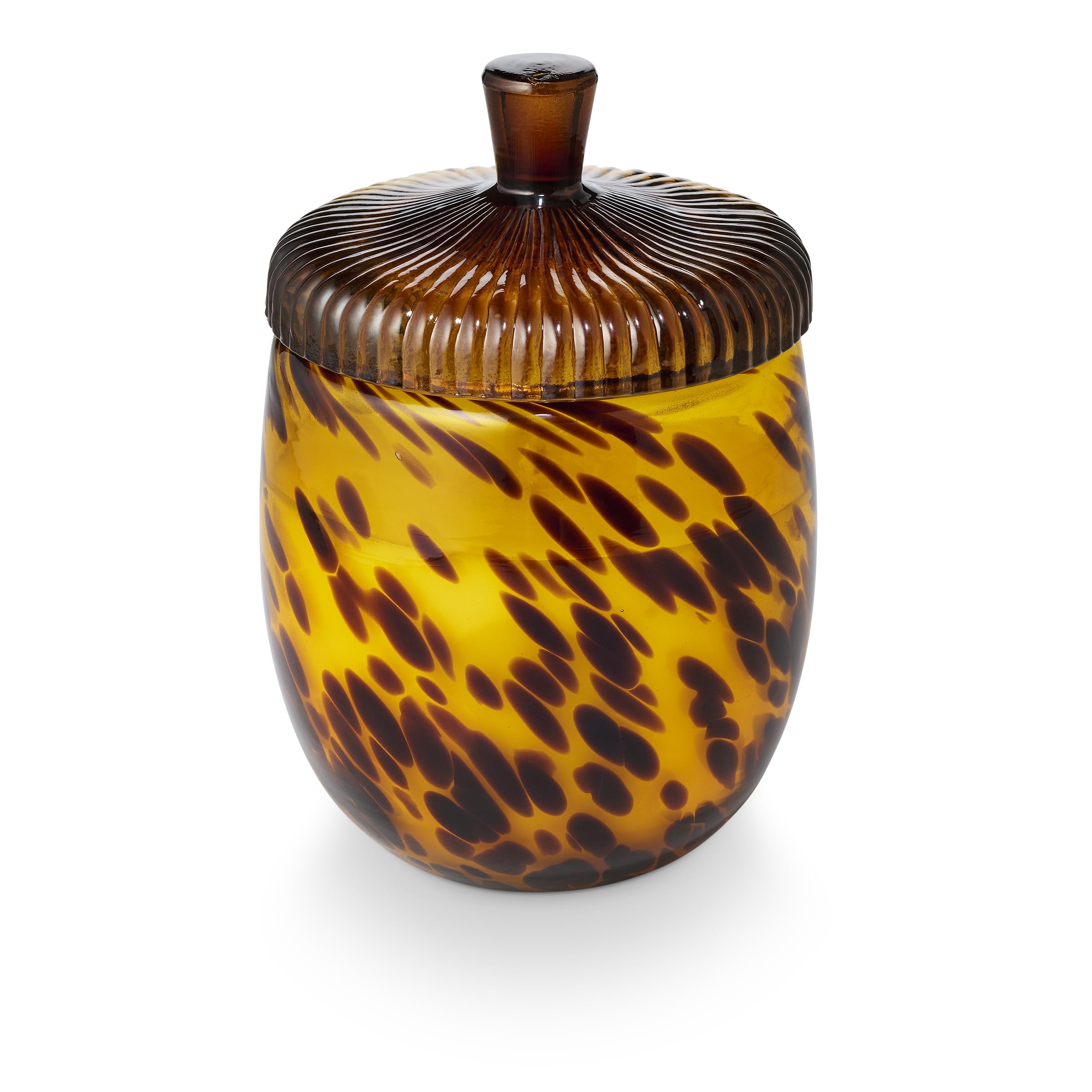Photo 1 of Illume Woodfire Glass Accorn Candle