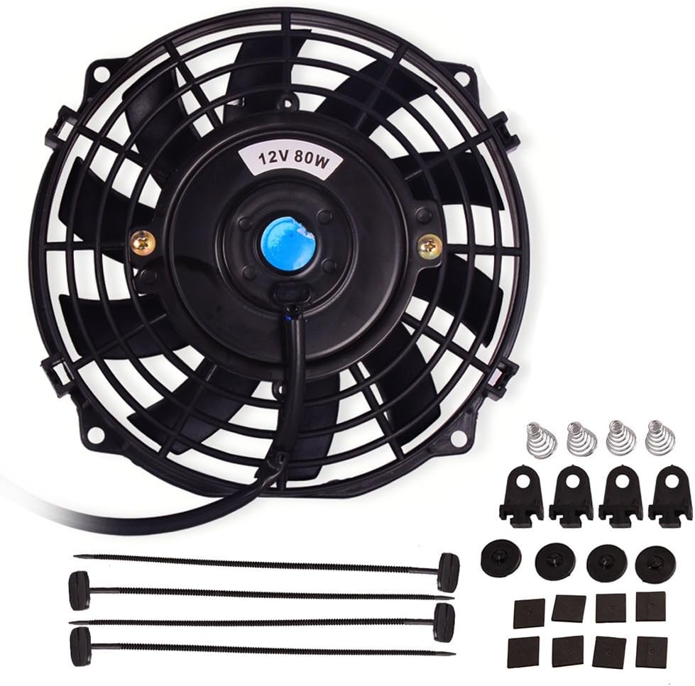 Amazon Com 7 Electric Radiator Cooling Fan Assembly Kit 1730cfm