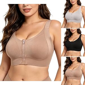 Sports Bras for Women Large Bust Front Closure Bras Full Coverage Bralettes | Experience High Support With Our Front Closure