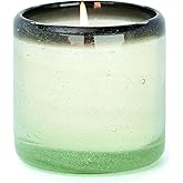 Paddywax La Playa, Vanilla Rosa Scented Candle in Reusable Hand-Blown Bubble Glass, Soy Wax Candle with Approx. 40 Hour Burn Time, Decorative Gift Candle for Home, Vanilla Rosa, 9 oz