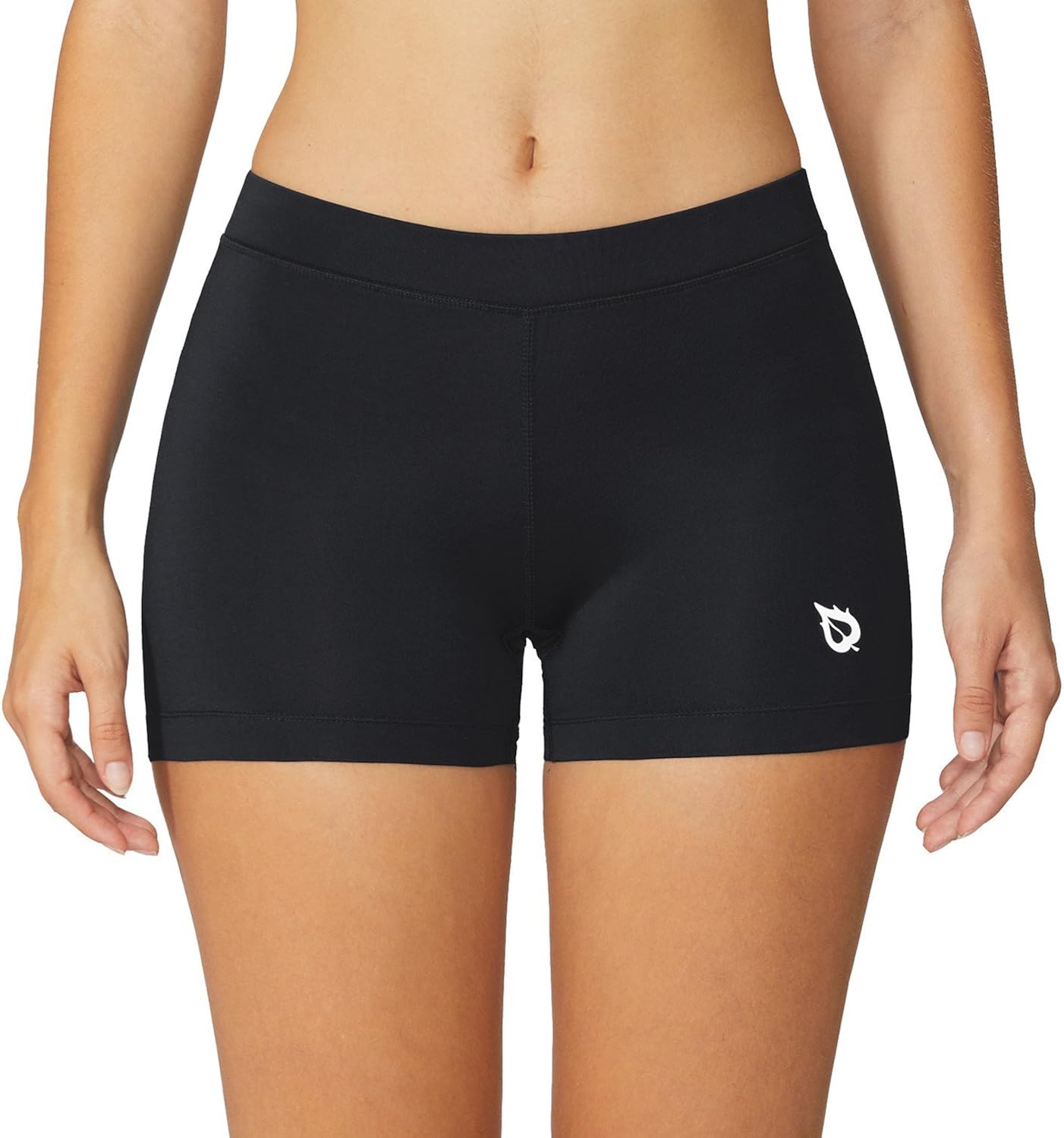 BALEAF Women's 3 Inches Active Fitness Compression Volleyball Shorts Workout Spandex : Clothing