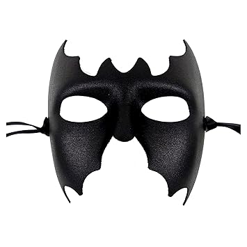 Superior Calidad Italiana Hecho Antifaz Batman Negro Mascara Veneciana Para Los Hombres Mascaras Mascaras Para Adultos