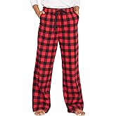 LAPASA Women's Pajama Pants, Comfy Lounge Sleep PJ Pants with Drawstring and Pockets L74 Flannel / L109 Fleece