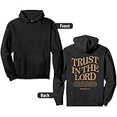 Trust In The Lord, Christian Religious Faith Jesus Pullover Hoodie