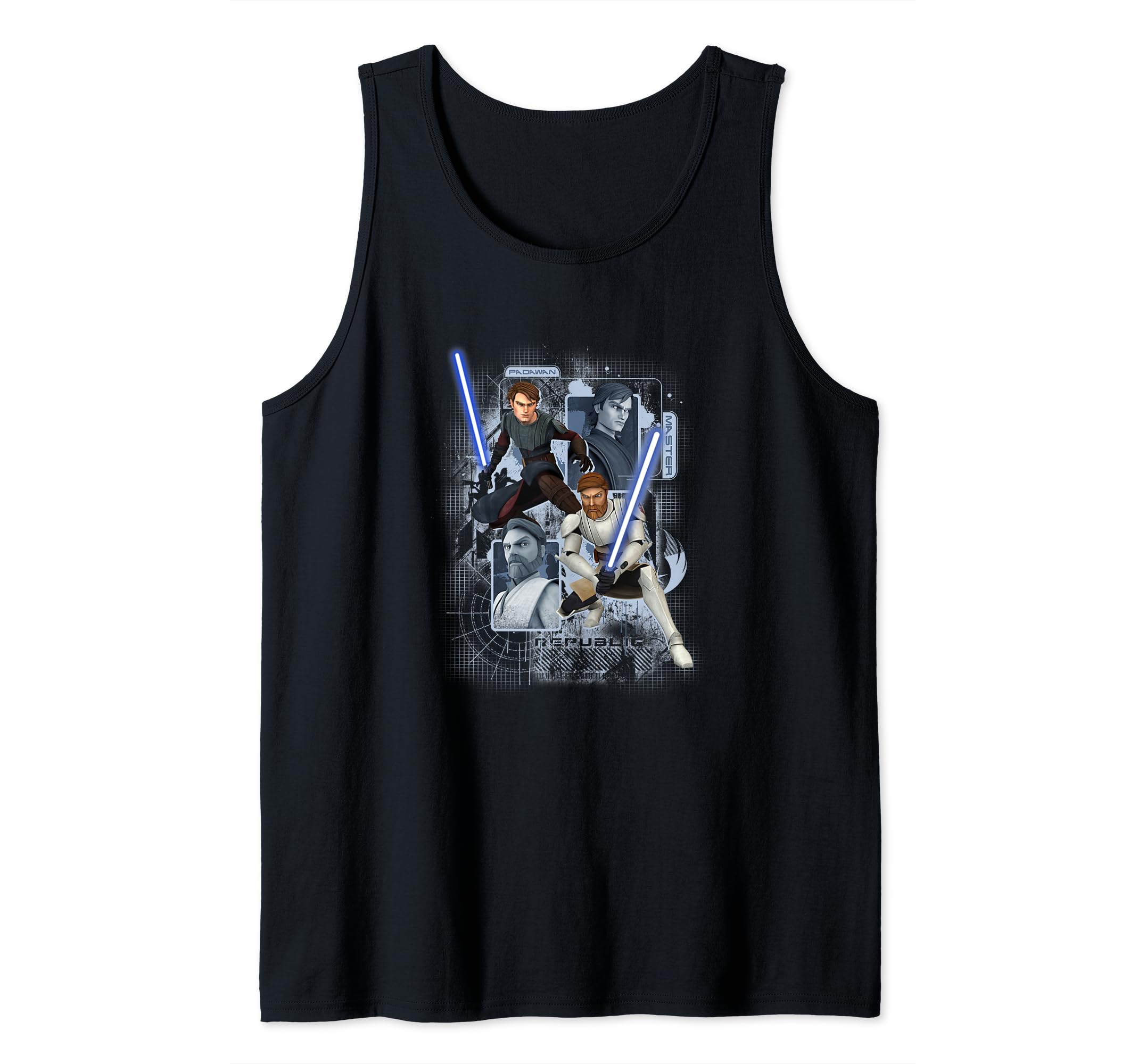 Star Wars Clone Wars Padawan Master Tank Top