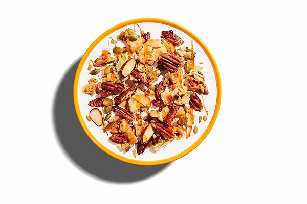 NUTRAIL NUT GRANOLA CEREAL, HONEY NUT, NO SUGAR ADDED, KETO, LOW CARB, GLUTEN FREE, GRAIN FREE, HEALTHY BREAKFAST 8 OZ. 1 COUNT