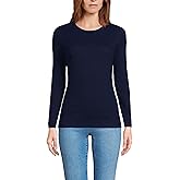 Lands' End Women's Cotton Rib Knit T-Shirt