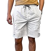 Southpole Mens Quick Dry Track Cargo Shorts, Inseam 9", Lightweight, Water Resistant
