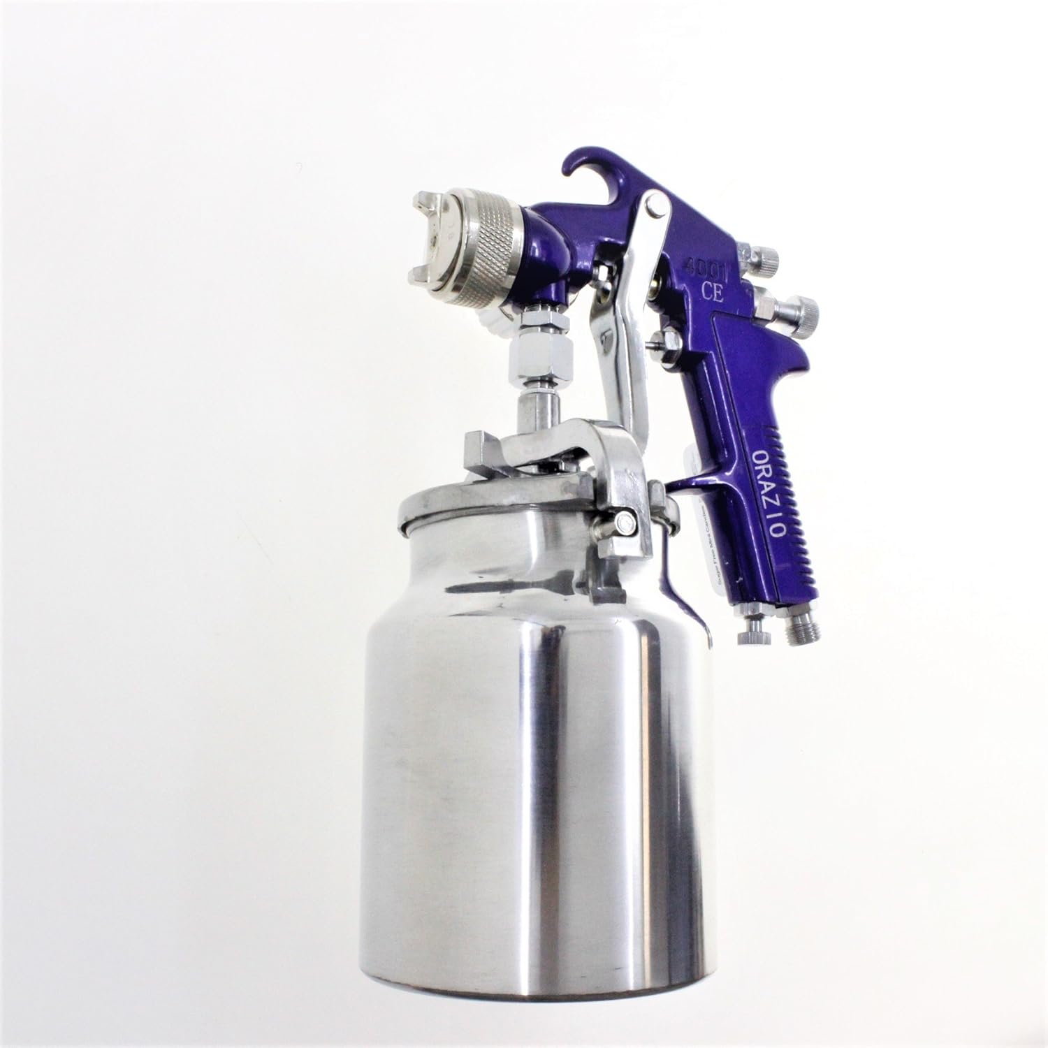 ORAZIO Paint Spray Gun 1000CC Suction Feed High Pressure for Large Volume Trucks Fence Furniture Painting Gun 221260A - Image 3