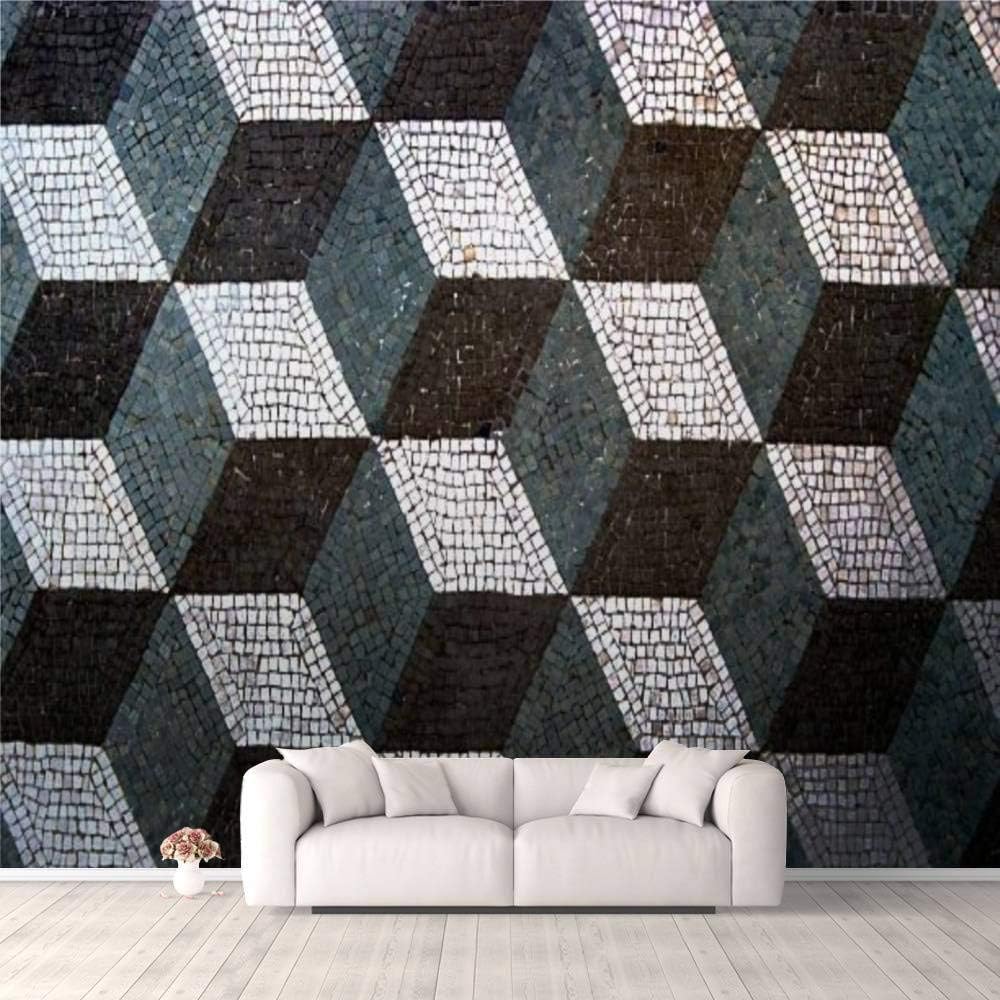 Amazon Com 3d Wallpaper Roman Mosaic Mosaic Stock Pictures Royalty Free Photos Images Self Adhesive Bedroom Living Room Dormitory Decor Wall Mural Stick And Peel Background Wall Ceiling Wardrobe Sticker Home Kitchen