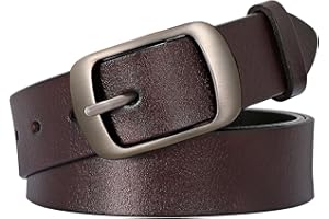 SUOSDEY Women Belts For Jeans Dresses Pants Ladies Leather Waist Belt with Elegant Buckle, Width 1.3"