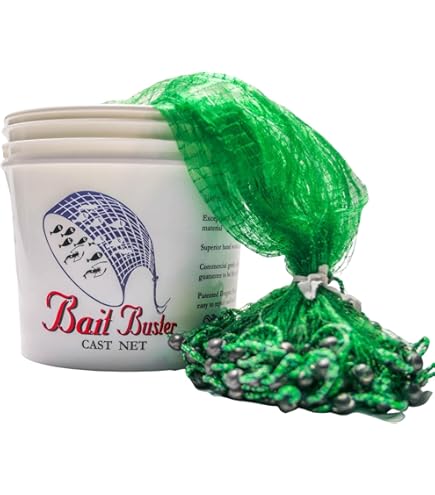 Amazon.com : Joy Fish Professional Bait Cast Net, 3/8" Sq. Mesh, 8Ft. : Cast  Nets For Fishing : Sports & Outdoors