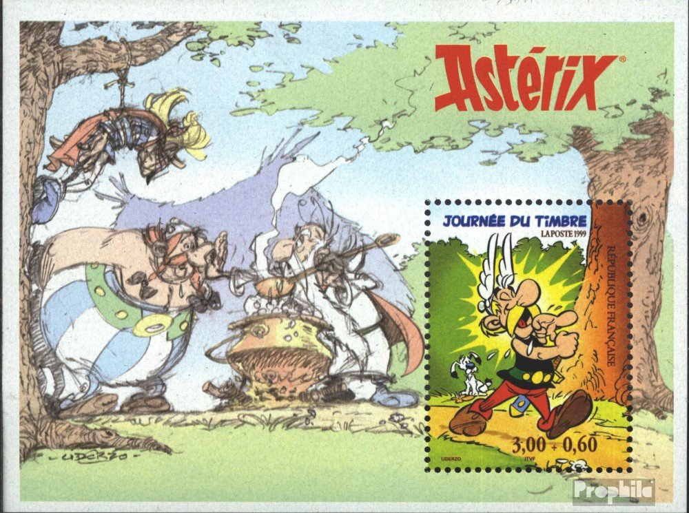 oblitéré 1999 personnage de bd asterix complète.Edition. Timbres pour