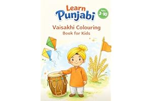 Vaisakhi Colouring Book For Kids: Learn Punjabi and Sikh History For Kids