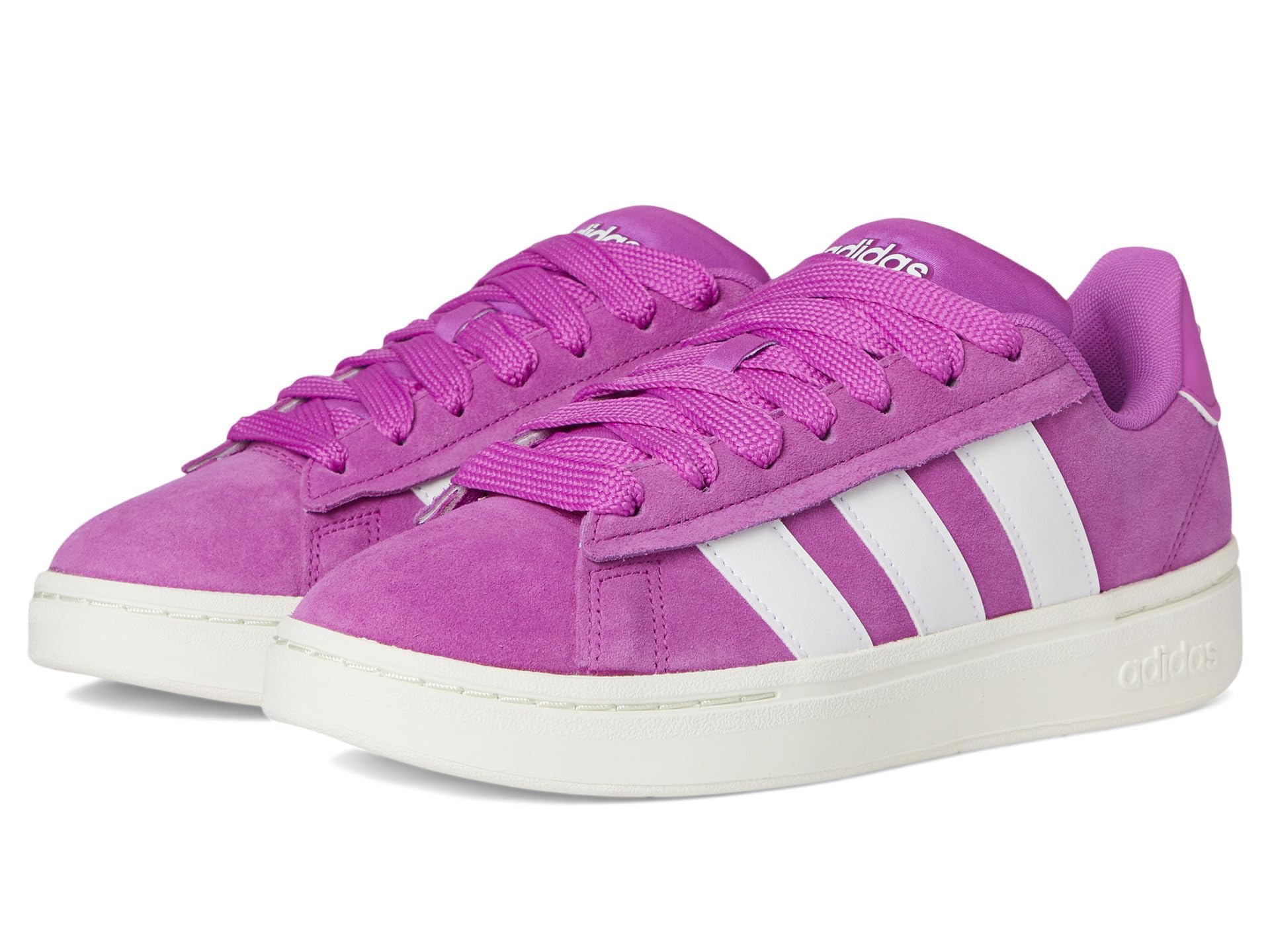Photo 1 of adidas Women's Grand Court Alpha 00s Sneaker, Purple Burst/White/Purple Burst, 7