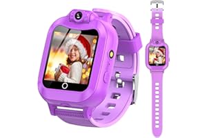ASIUR Smart Watch for Kids, Toys for 3-8 Year Old Boys Girls Birthday Gifts Toddler Kids Watch,Touch Screen Game Children Digital Smartwatch with 8 GB SD Card (Purple)