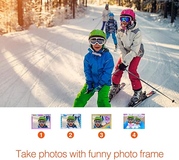 SALALIS Mini Kids Camera5MP HD Children Digital Camerwith 1 5 Inch Color DisplayMultifunction Cartoon Digital Video Camerawith a LanyardKids Gifts
