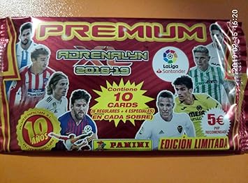 Panini Sobre Premium ADRENALYN 2018 2019: Amazon.es: Juguetes y juegos