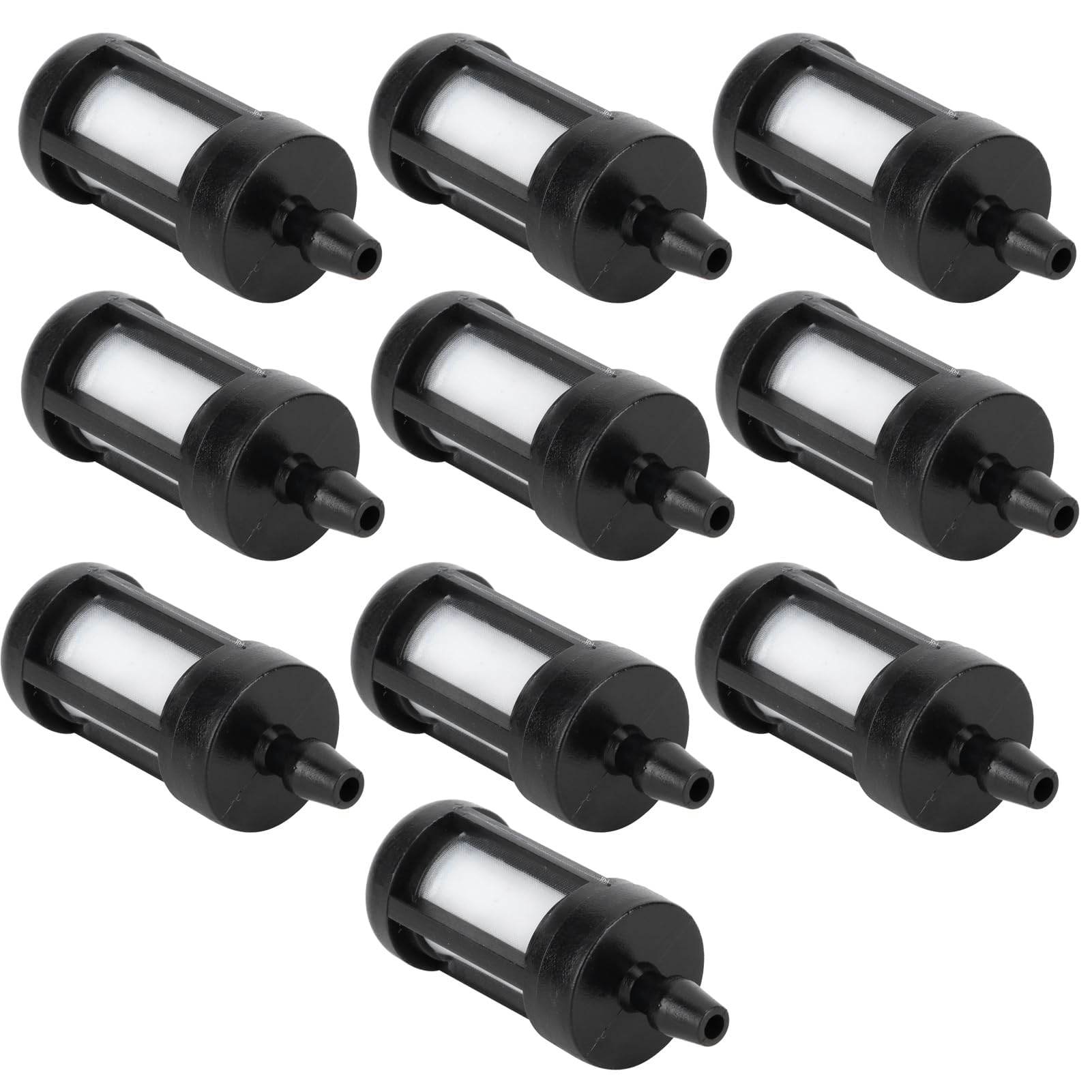 BAOFUYA Tune Up Kits, Fuel Filter,10Pcs Chainsaw Fuel Filter Replacement Accessories Garden Machinery Necessary Accessories for 00003503502 FS38 FS46 FS55 FS55RC Chainsaw