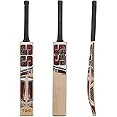 SS Tiger Strike 18 English Willow Premium Cricket bat, Adult Size- Short Handle, Includes Bat Cover, Toe Guard and face Sheet | Ready to Play