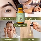 Essican Purelife Castor Oil Organic Hexane Free 100ml Glass Bottle view 6